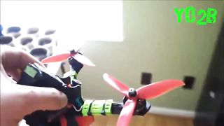 A pro controls a quadcopter in the first person.