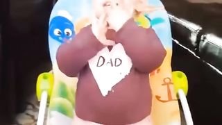 Baby can't stop laughing, can you