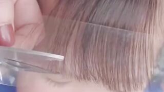 Cutting babies hair is a hard job, right ????
