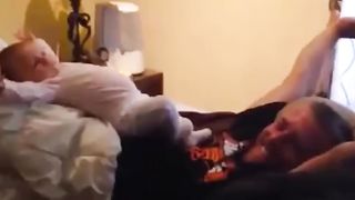 Whatever you do, babies will do this
