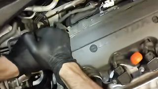 ASMR Car Oil Change Service