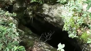 Warning_ Caving Should Be Done With A Guide_ _caveman _lava _hole _hellhole _underground _lava _fyp