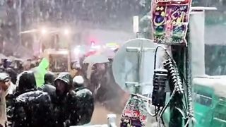 Murree GPO Chowk Snowfall Today View