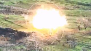 A bunch of killed and wounded Russian invaders near Bakhmut