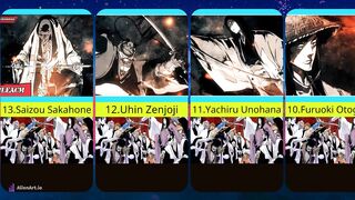 Top 13 First Generation Gotei Captains in Bleach