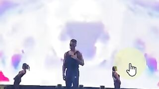 From last rehearsal .. are you ready for tonight?! world tennis league in Coca-Cola Arena Dubai ????????????????