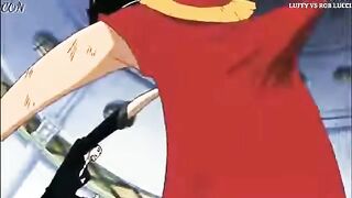 Luffy vs rob luccy full fight