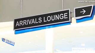Dog charges toward soldier at airport, leaving innocent bystanders in tears