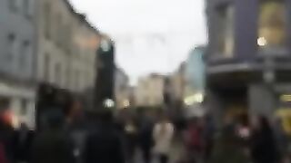 Galway City Centre Ireland Christmas Eve