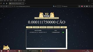 Nova Mineradora de DOGECOIN X2DOGE 10% ao Dia + PROVA de pagamento na faucetpay
