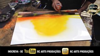Street graffiti - RC ARTS Produções - Painting made by Artist Rafael Dourado - São Paulo - Brazil.