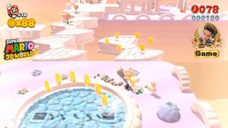 Super Mario 3D World: World 3, Screen 4,Pretty Plza Panic