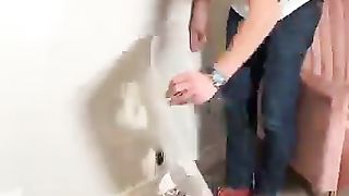 Dad fixes hole in kids bedroom! ????️????