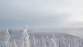 Житель Оймяконского района снял на видео мираж.