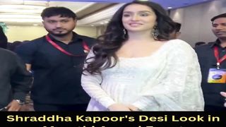 Shraddha Kapoor's Desi Look in Marathi Award Event #shraddhakapoor #short #shorts #trending #viral #bollywood #viralshorts