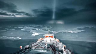 Russia. 75 000 h p The Biggest Nuclear Icebreaker.