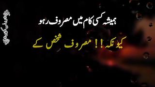 Hamesha kaam mai. Masroof