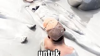 Mandi di kolam lumpur vulkanik‼️