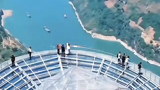 Observation Deck of Wuxiakou Scenic Area.