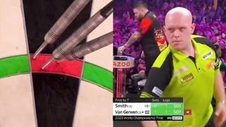 One of the greatest legs in darts history.