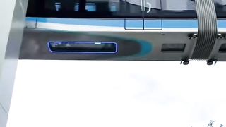China’s first commercial driverless sky train begins run in Wuhan’s hi-tech park.