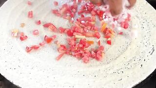 Mumbai Iconic Paneer Cheese Pizza Dosa - Indian Street Food - #shorts #short #youtubeshorts