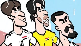 Hard luck Iraq shorts asiacup