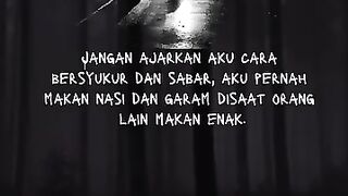 Jangan ajarkan aku sabar