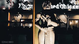 Cinematic night atmosphere with a variety of arts and culture