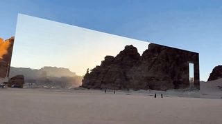 Saudi Arabia. Meaning ‘mirror’ or ‘reflection’ in Arabic, Maraya is a stunning piece of art set in the desert canyon of Ashar Valley.