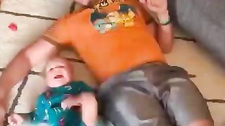 Babies are the best gymmate