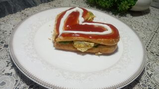 Street style Egg Burger Recipe