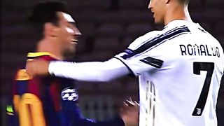 Messi Treats Ronaldo