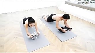 Fitness trainer/ AB roller Fitness trainer #fitnesslifestyle