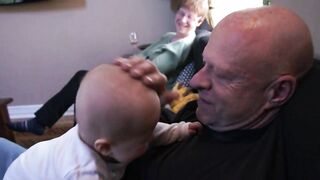 William Laughing at Grandpa William
