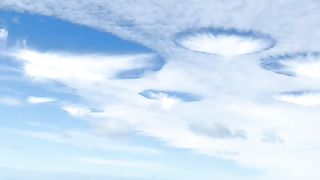 Has anyone seen clouds like these before_ We were fishing off Key West _strange _weather _clouds