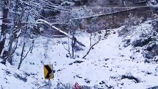 Snowfall in Jhika Gali Murree