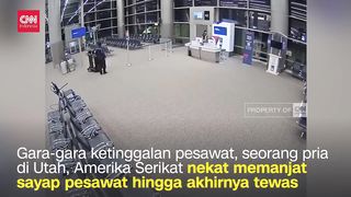 Pria di Utah Tewas Tersedot Mesin Pesawat Karena Ketinggalan