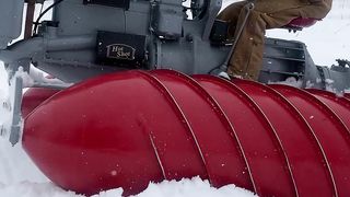 Snow problem is too big for this_ ----️ I --_ _FountainheadMuseum _snow _fordson _motor
