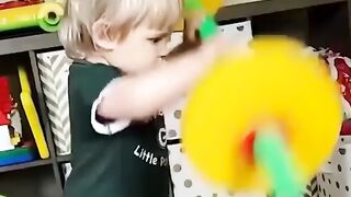 Babies go to gym