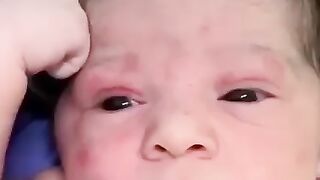 Cute newborn baby