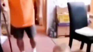 Bayi Lucu Meniru Gaya Kakek
