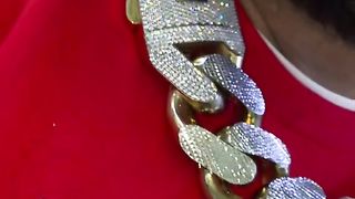 10K Gold 50mm & 30 inches Monaco Cuban Chain