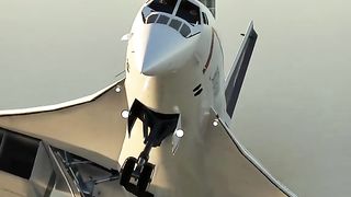 Concorde over dubai
