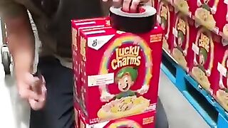 He scared strangers with homemade cereal prank!