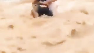 Man saves two children from certain death