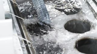 The process of making candles by skilled craftsmen. candle mass production site.