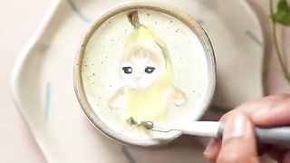 We draw seals for coffee