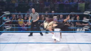 WWE The knockouts evening gown match