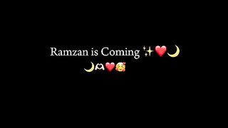 RAMZAN IS COMING SOON ☺️
